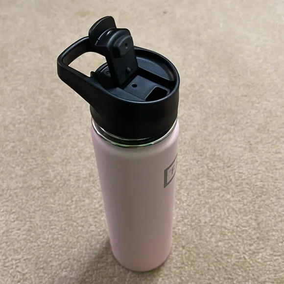22oz Iron Flask insulated water bottle. Rose color. EUC - Picture 8 of 9